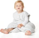 GUNAMUNA Wearable Premium Duvet Sack Walker, Luxury Duvet 2.6 TOG, Unisex Baby Sleep Bag with Feet, Easy Potty Diaper-Zipper, Heather Grey, 18 to 24 Months - Image 2